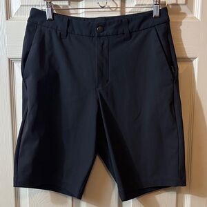 Lululemon Athletica Black Flat Front Shorts